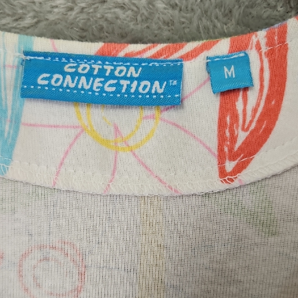 Cotton Connection Floral Button-Up Sweater Sz Med - Picture 2 of 8